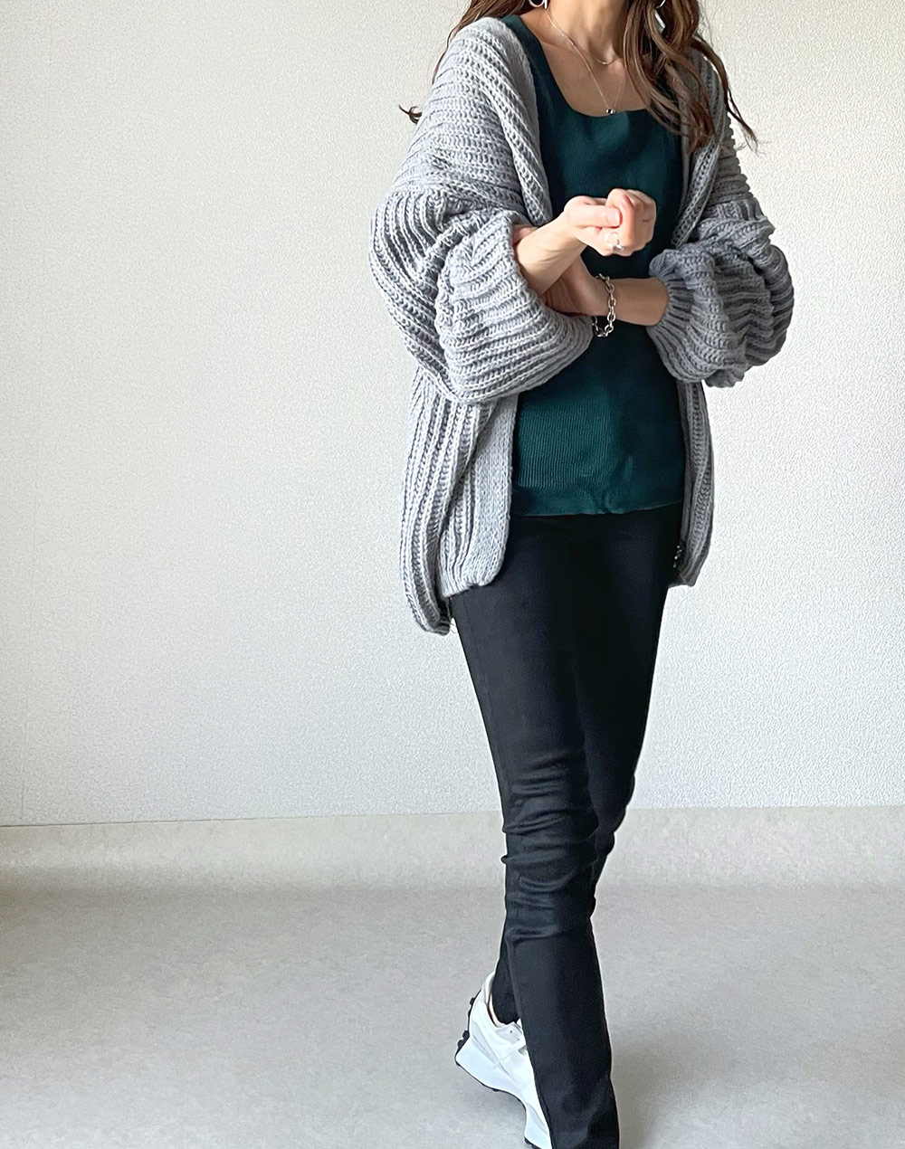 ざっくりニットカーディガン | レディースファッション通販 - DHOLIC