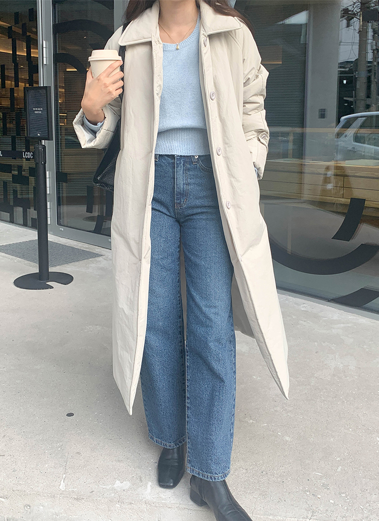 新品タグ付き未開封★ ラグランフロントロゴ ロングコート ベルト付ラグラン中綿ロングコート | レディースファッション通販 - DHOLIC