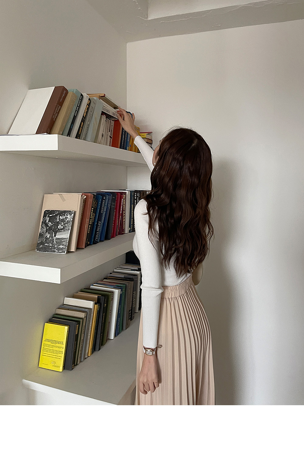 ハーフネックリブニット | DHOLIC | 詳細画像3