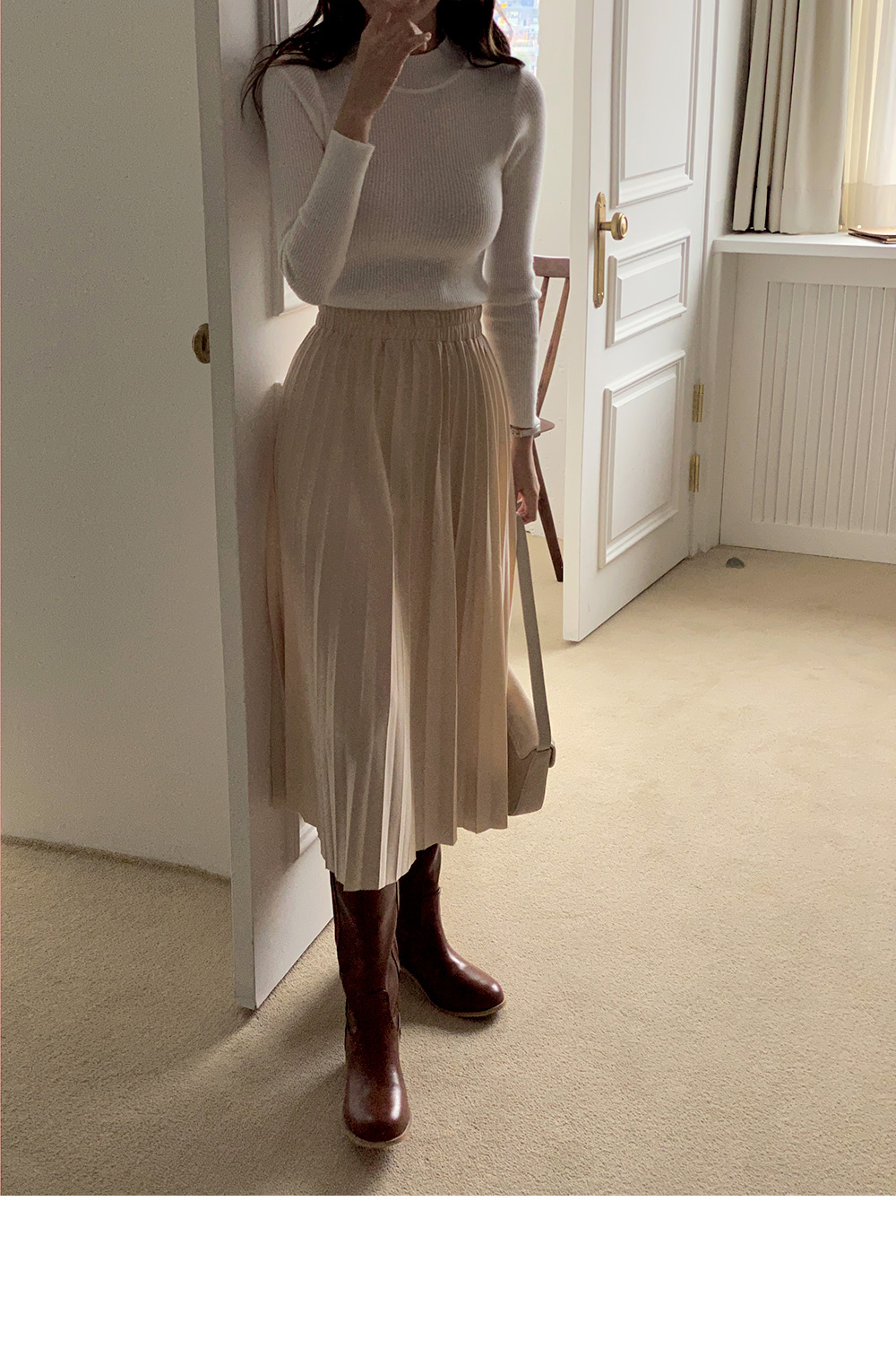 ハーフネックリブニット | DHOLIC | 詳細画像8