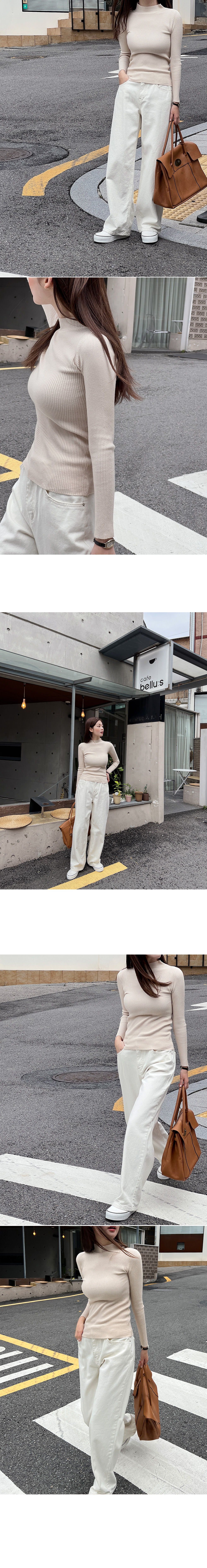 ハーフネックリブニット | DHOLIC | 詳細画像11