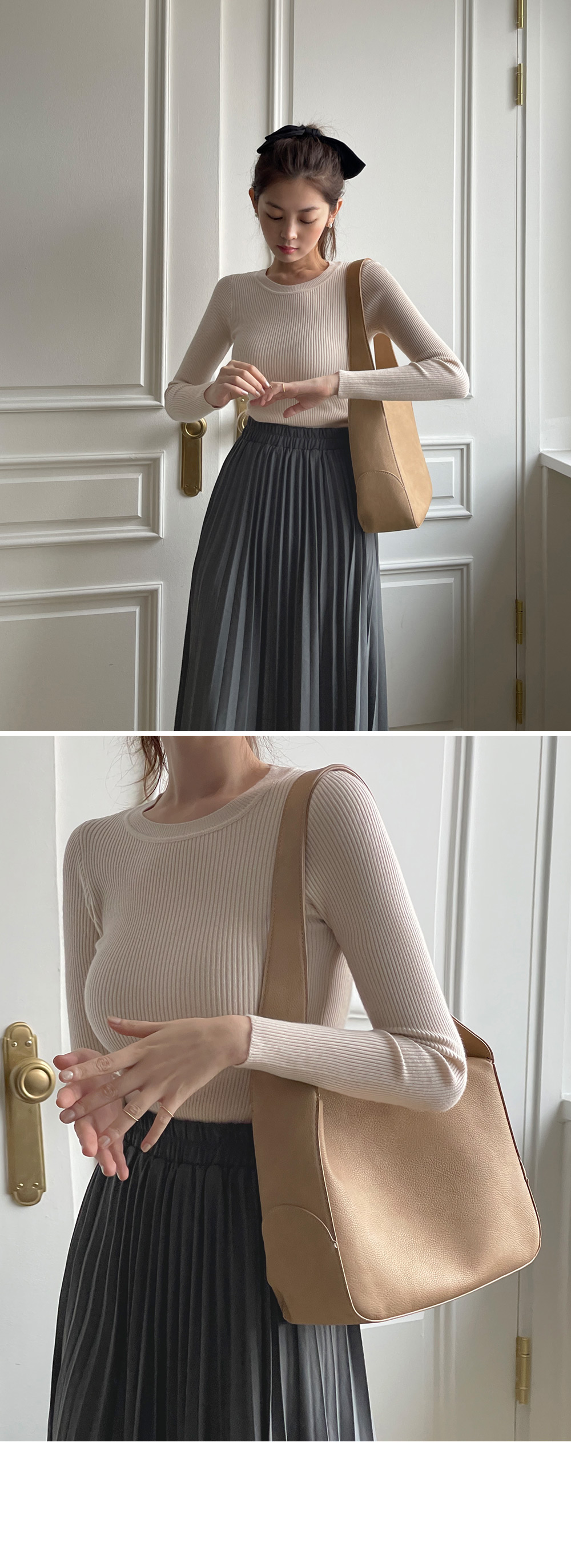 ラウンドネックリブニット | DHOLIC | 詳細画像9