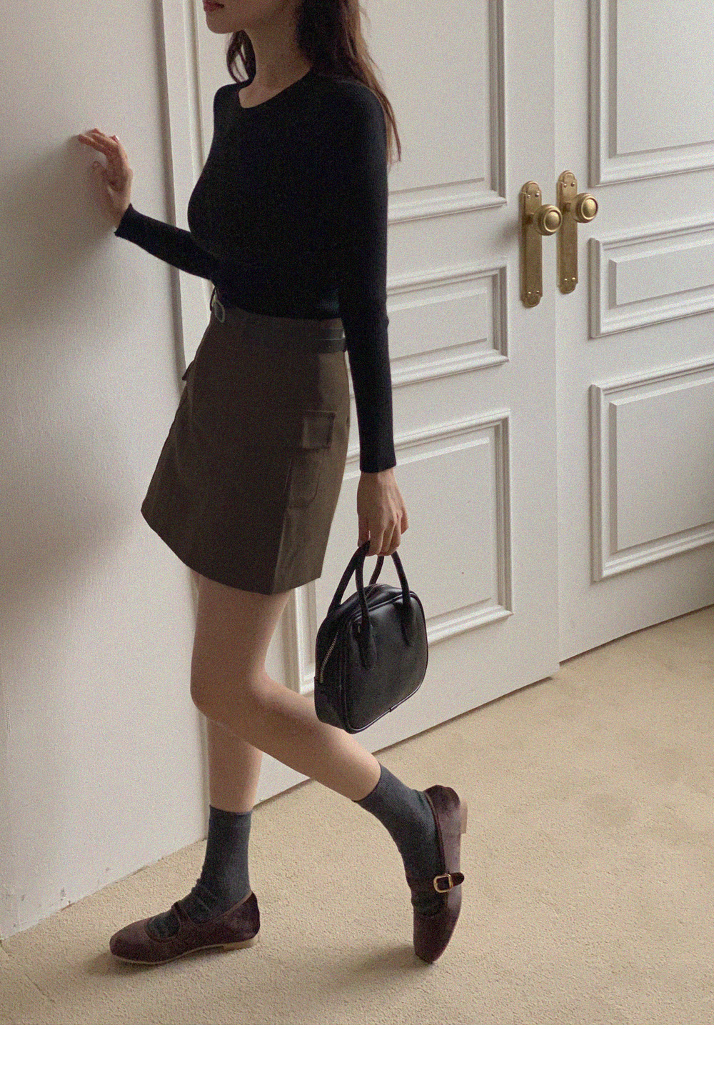 ラウンドネックリブニット | DHOLIC | 詳細画像11