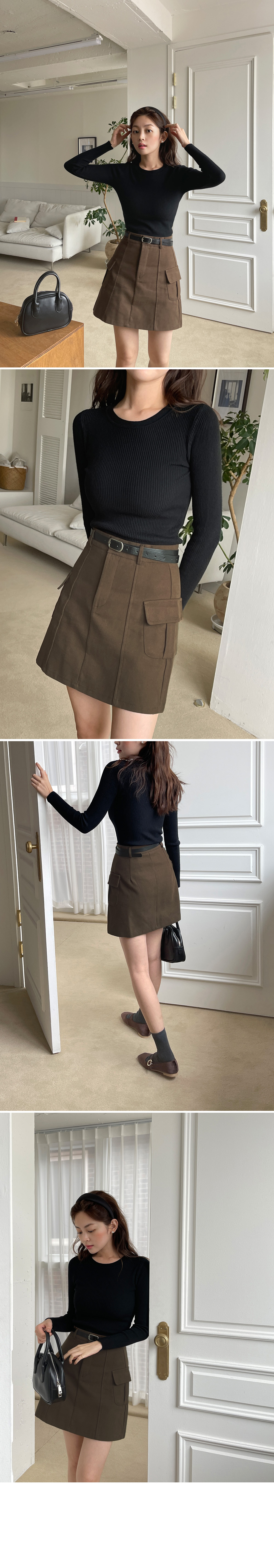 ラウンドネックリブニット | DHOLIC | 詳細画像12