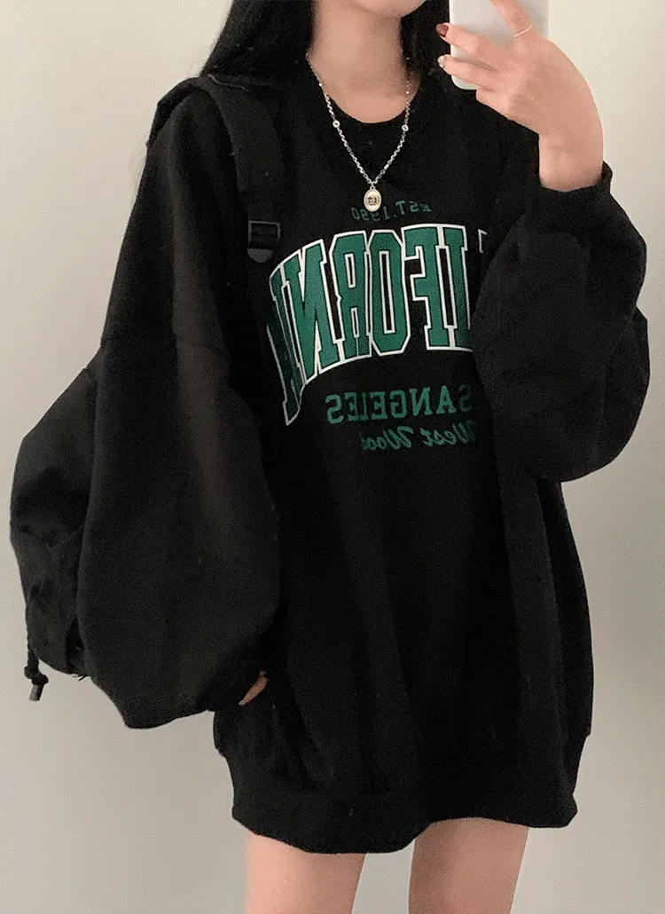 CALIFORNIAドロップショルダースウェット | moodloveroom | 詳細画像1