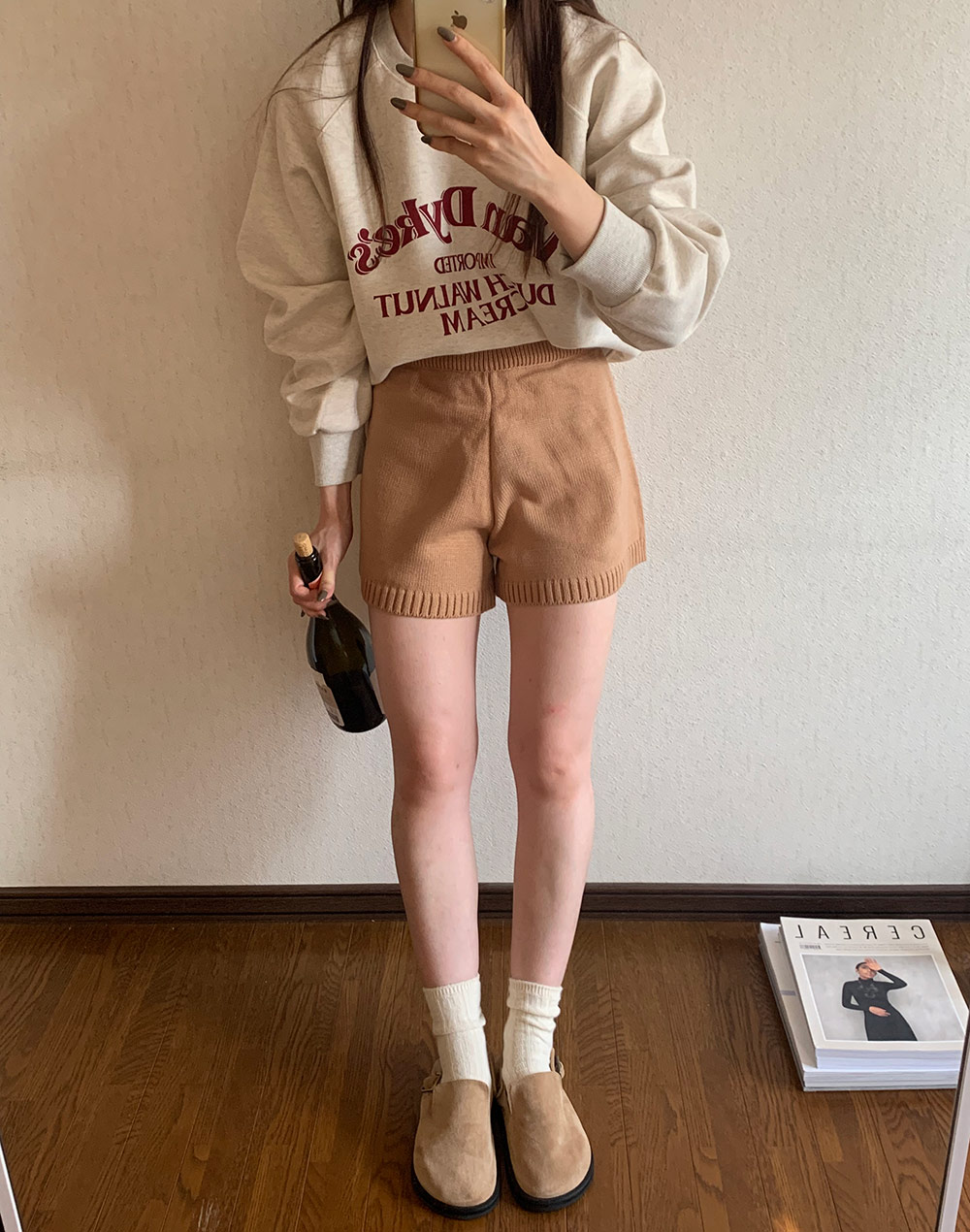PilotDragon Vintage ショートパンツ 5分丈 ニットショートパンツ | レディースファッション通販 - DHOLIC