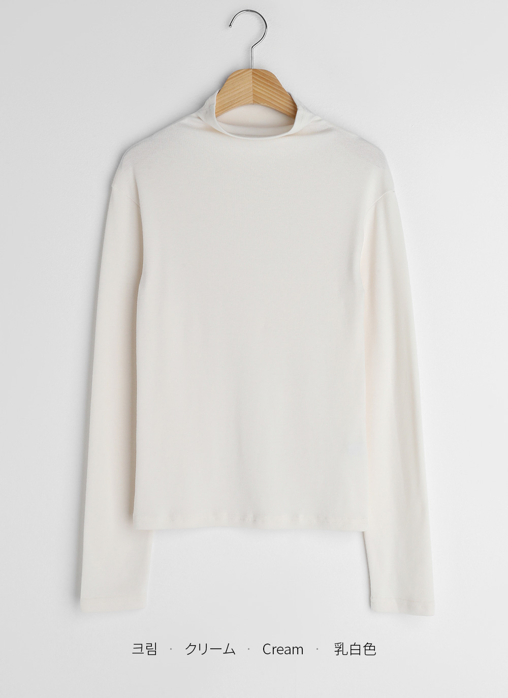 ハーフネック長袖Tシャツ | DHOLIC | 詳細画像14