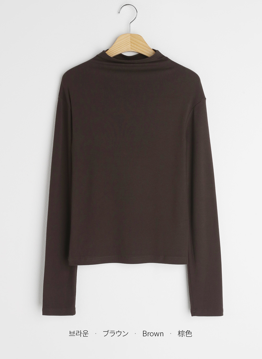 ハーフネック長袖Tシャツ | DHOLIC | 詳細画像16