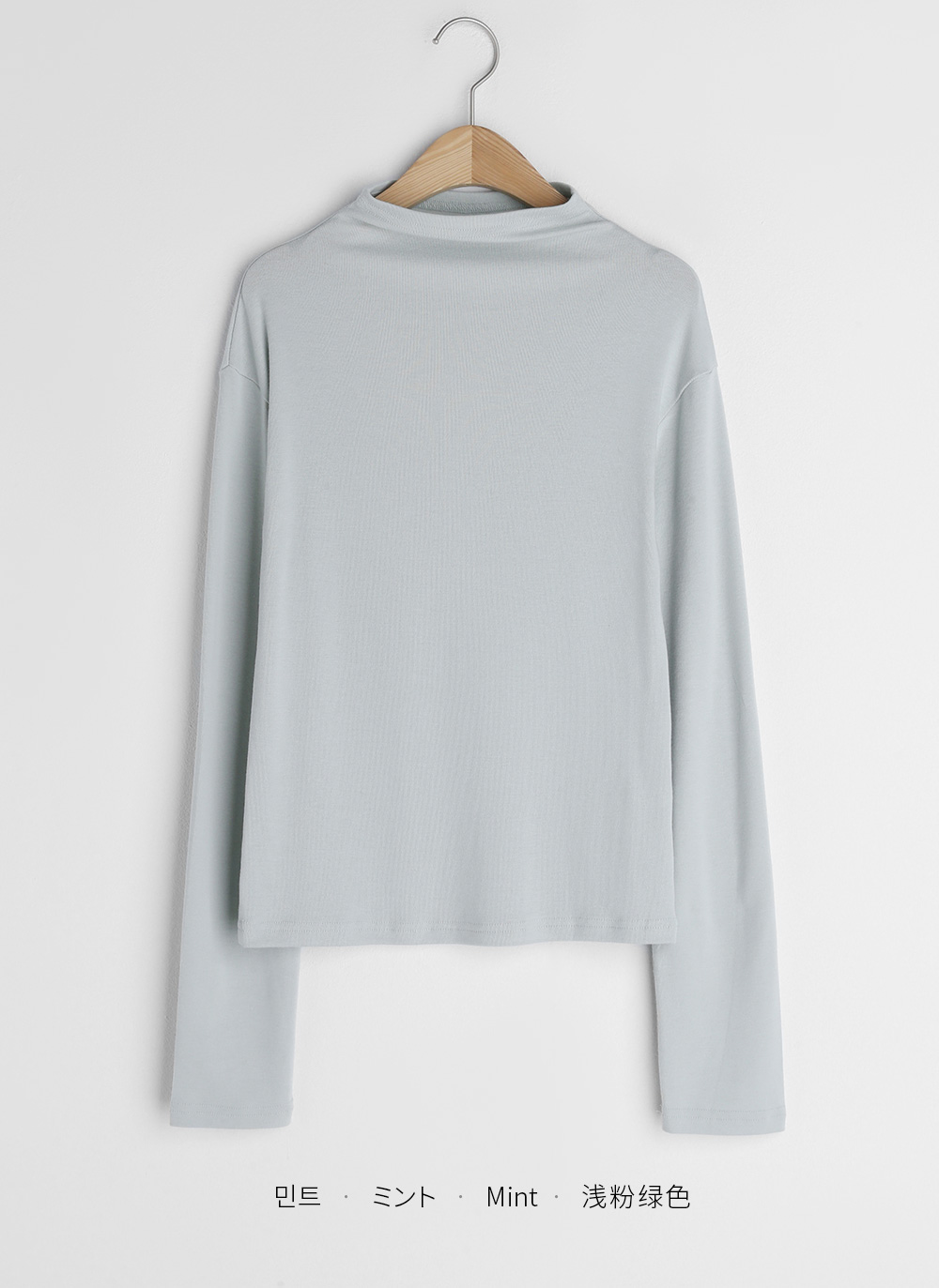 ハーフネック長袖Tシャツ | DHOLIC | 詳細画像18