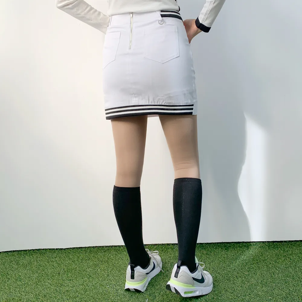 配色ラインサイドゴムミニスカートパンツ | voer | 詳細画像10