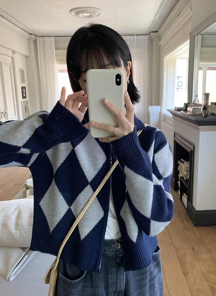 WACKO MARIA (ワコマリア) DIAMOND MOHAIR CARDIGAN
