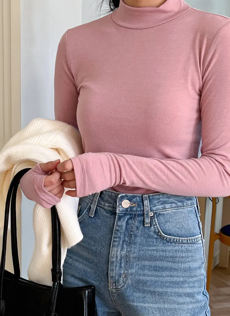 10COLORSハーフネックTシャツ | ENVYLOOK | 詳細画像1