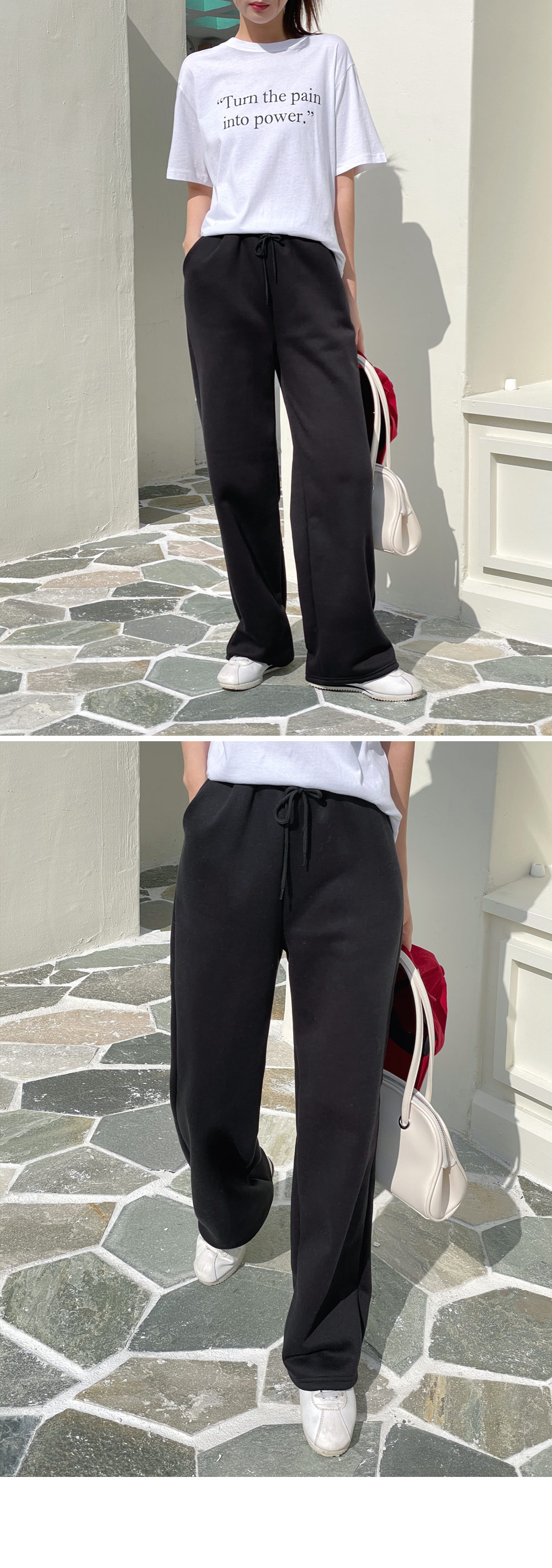 裏起毛ストレートスウェットパンツ | DHOLIC | 詳細画像7