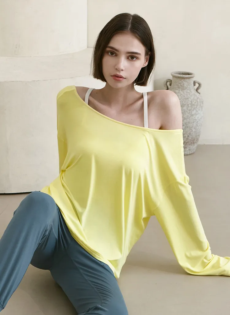 バックツイストクロスTシャツ(Lemon) | DEVIWEAR | 詳細画像1