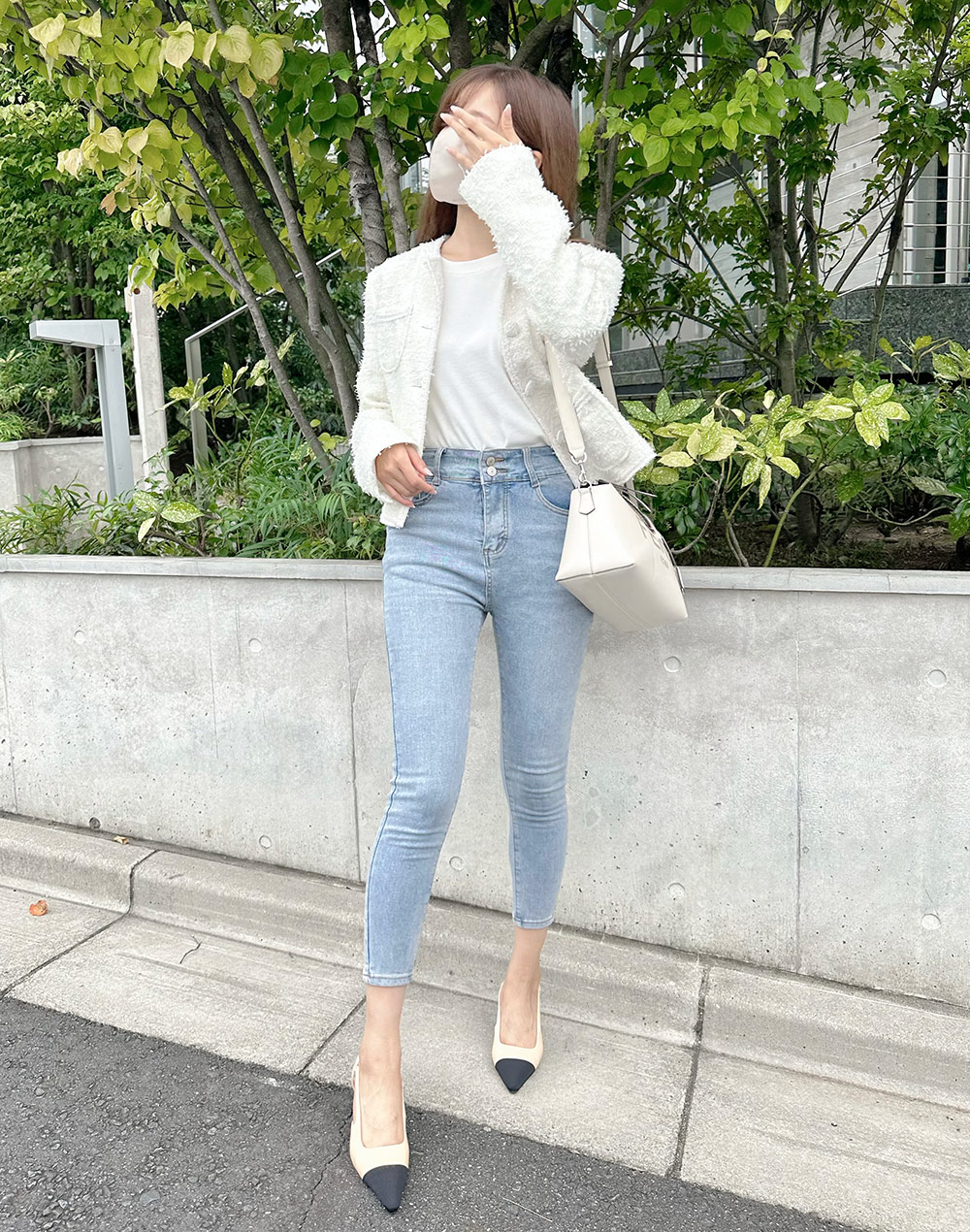 デニムスキニー（股下73cm）（デニムパンツ）｜Honeys