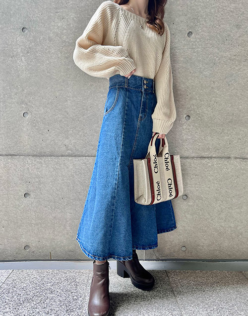 デニムスカート レディースファッション通販 Dholic