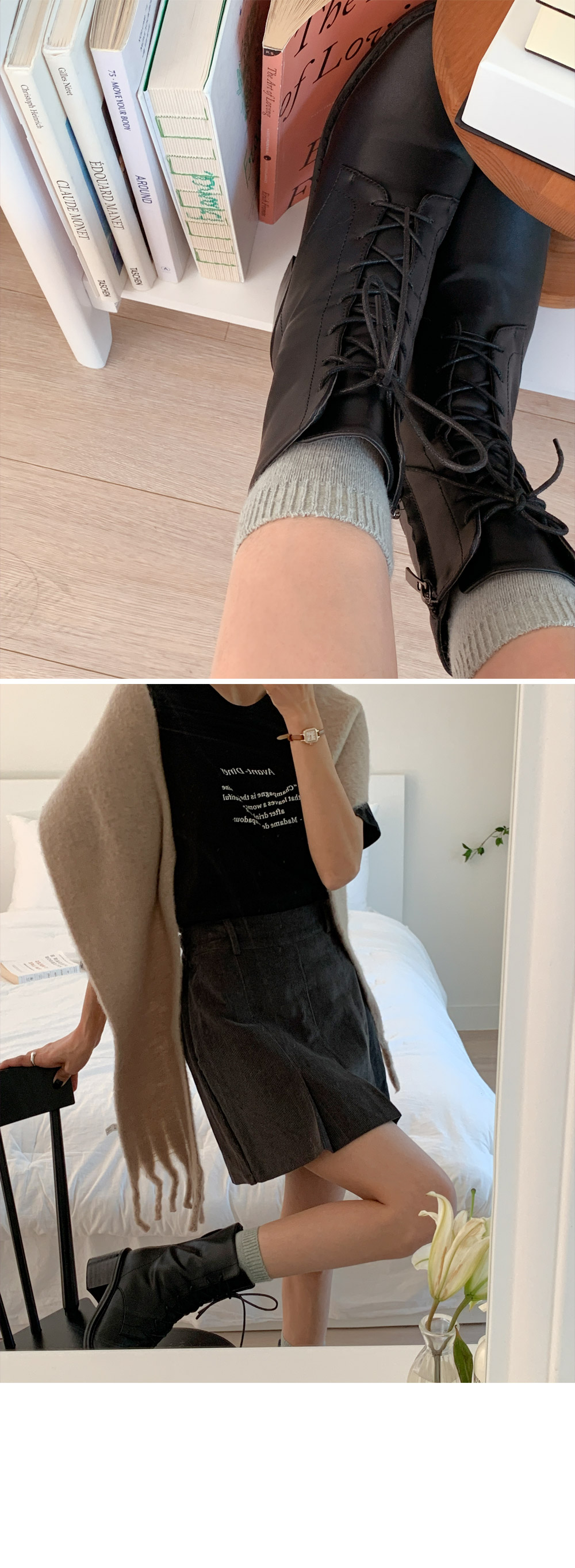 カシミヤ混クルーソックス | DHOLIC | 詳細画像6