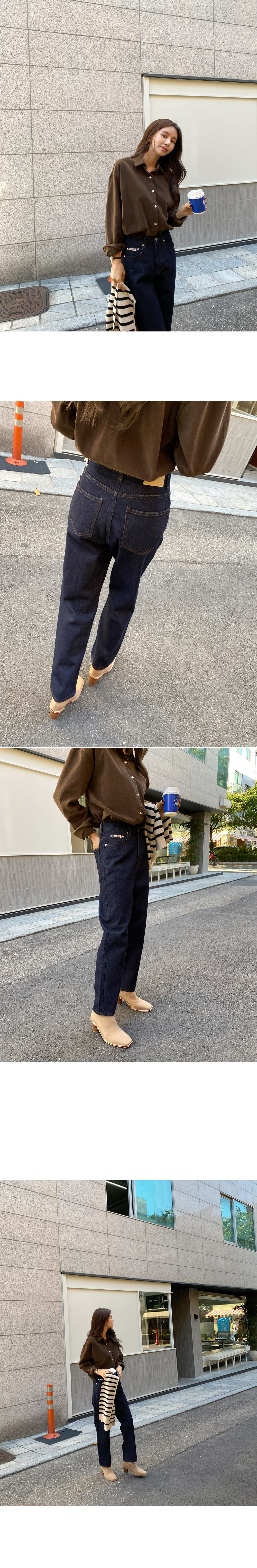 パッチストレートデニムパンツ | DHOLIC | 詳細画像3