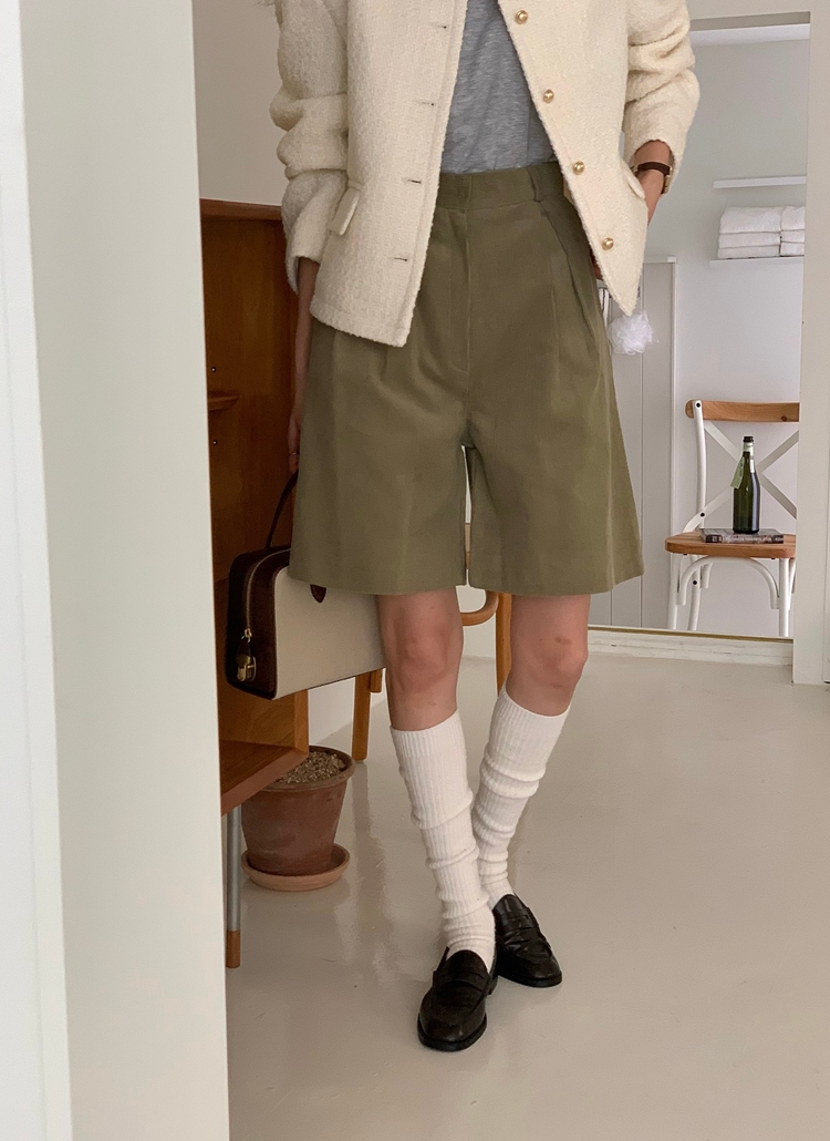 コーデュロイハーフパンツ | レディースファッション通販 - DHOLIC