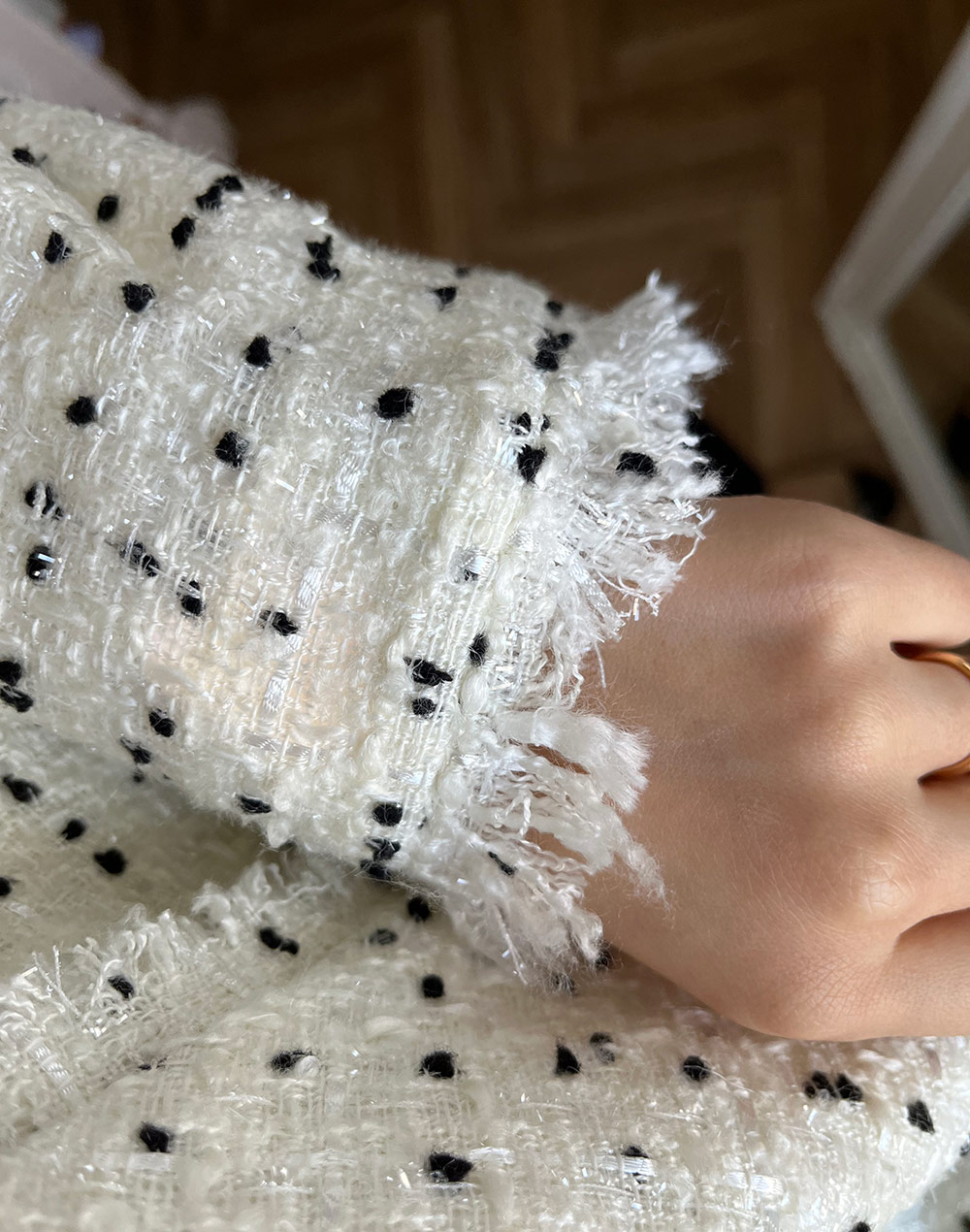 ドットツイードジャケット | レディースファッション通販 - DHOLIC