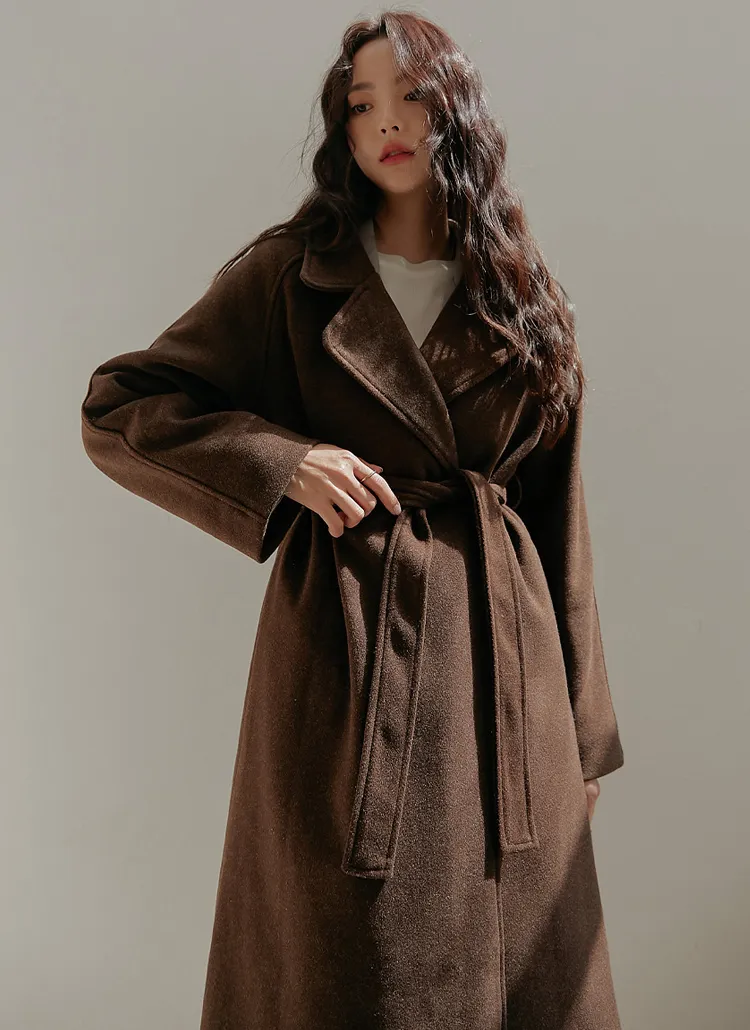 ストラップ付ロングオープンコート | commonunique | 詳細画像1