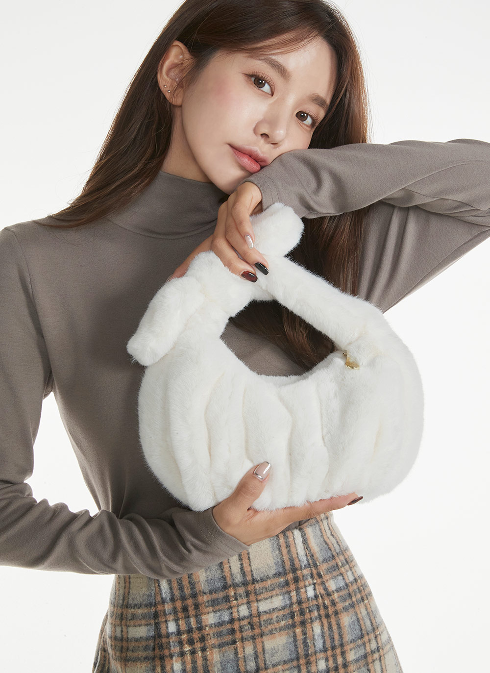 テンセル混ハーフネックTシャツ | DHOLIC | 詳細画像11
