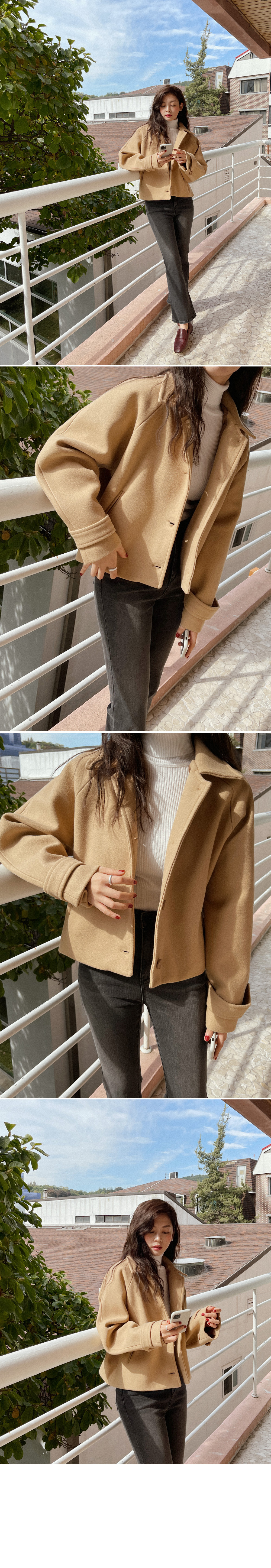 カラーシングルクロップドジャケット | DHOLIC | 詳細画像2