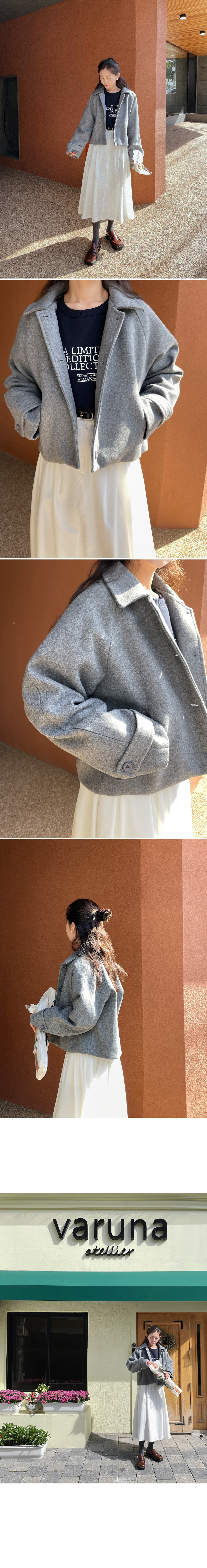 カラーシングルクロップドジャケット | DHOLIC | 詳細画像11