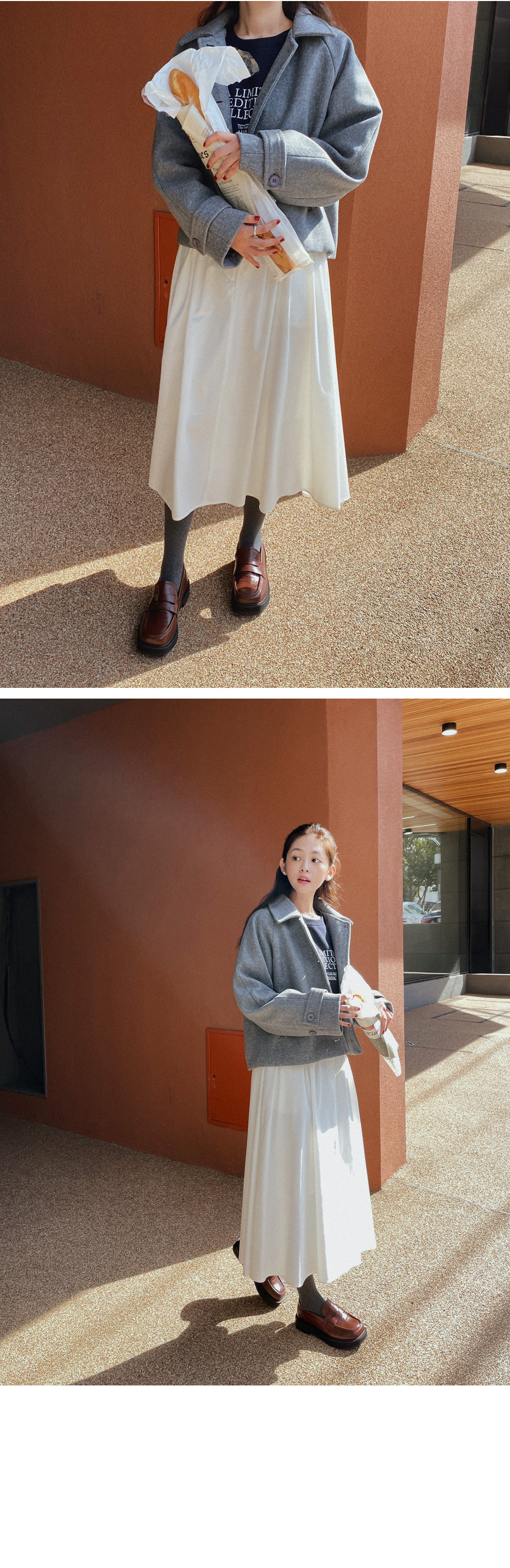 カラーシングルクロップドジャケット | DHOLIC | 詳細画像12