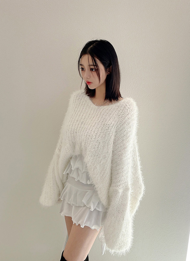 ファータッチVネックニット | レディースファッション通販 - DHOLIC