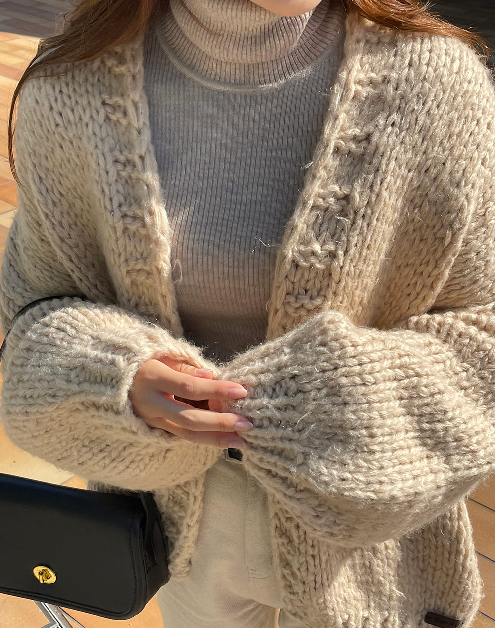 TODAYFUL - fdom  ハンドメイド ニットカーディガン TODAYFUL - f dom ハンドメイドニットカーディガンの通販 by