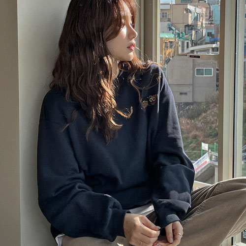 ELAINE HERSBY デンマーク製 バックオープン 裏起毛スウェット 黒 裏起毛ツーベアスウェット | レディースファッション通販 - DHOLIC