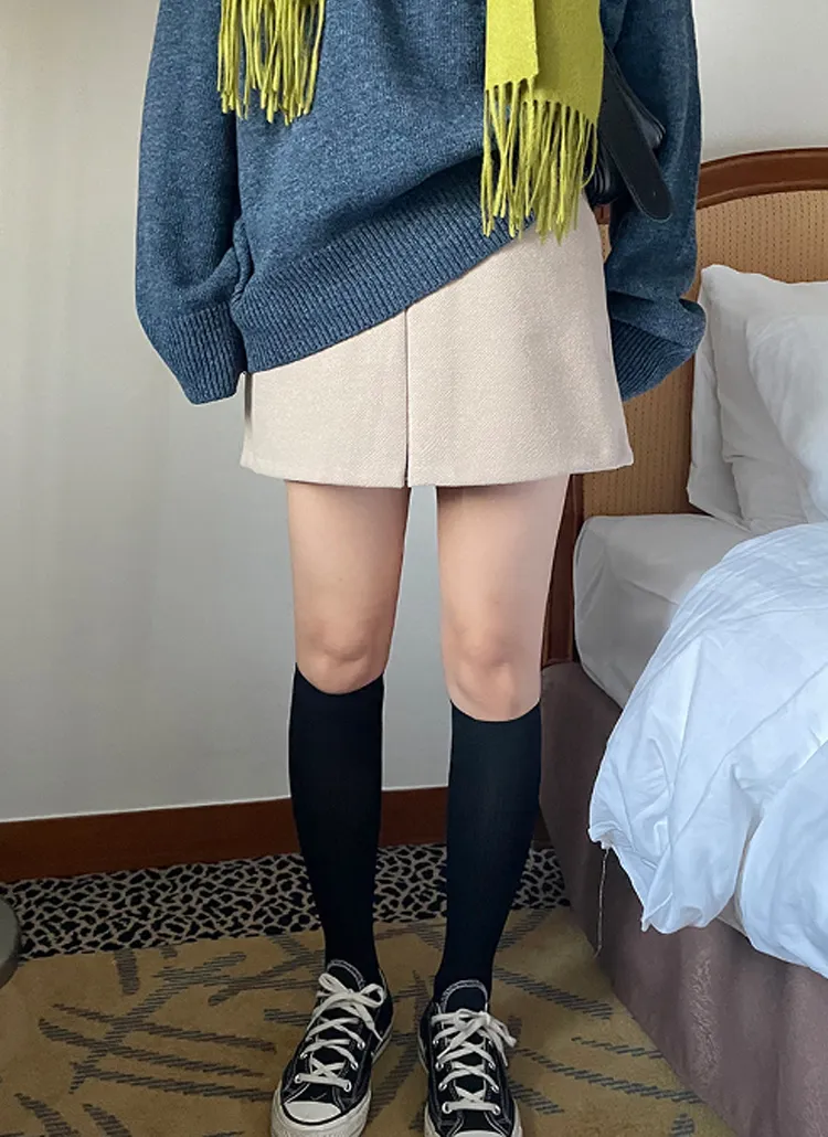 インバーテッドプリーツミニスカート | twobing | 詳細画像1