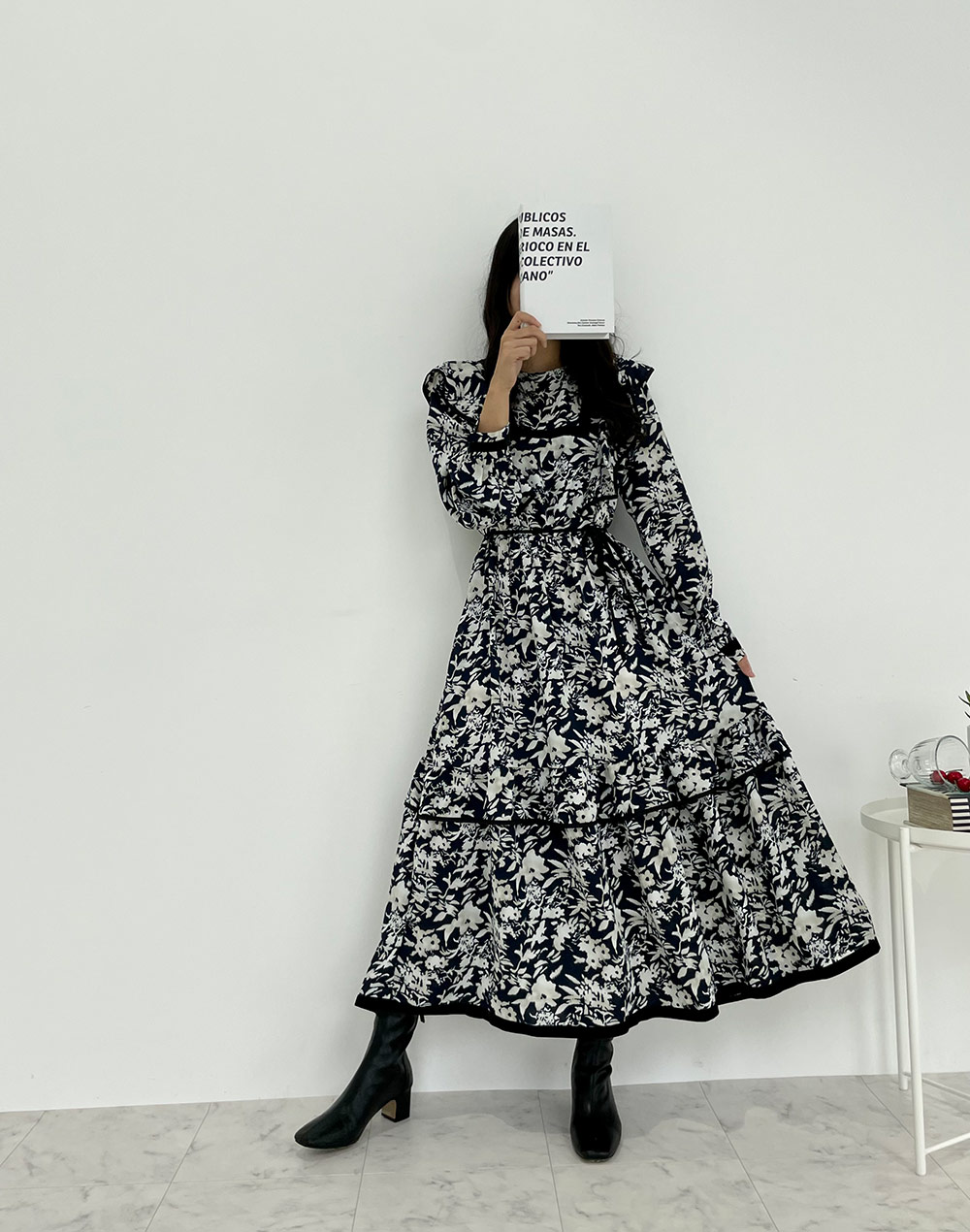 ワンピース Chocolateholic ベロアパイピングワンピース | レディースファッション通販 - DHOLIC