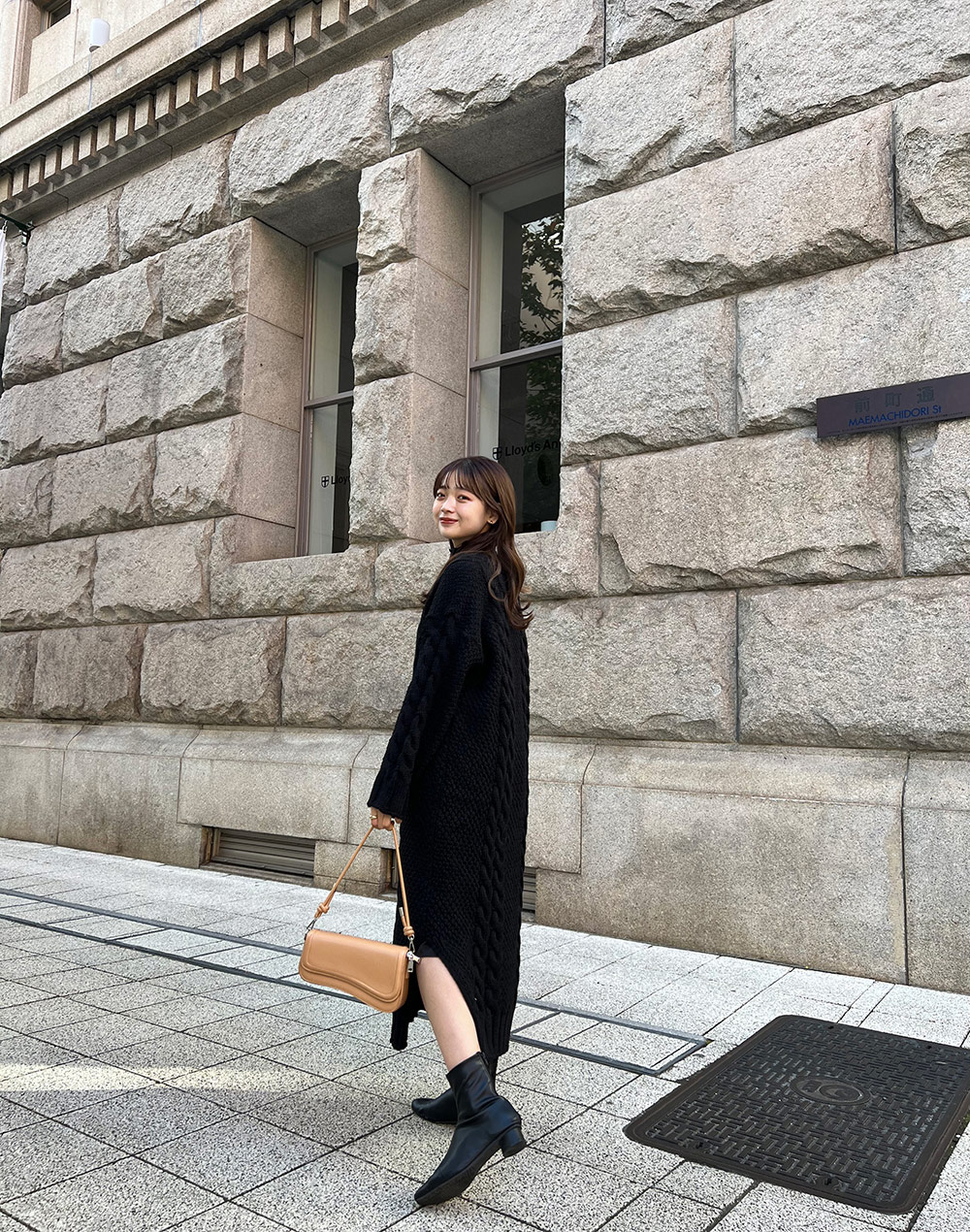 ケーブルニットロングワンピース | レディースファッション通販 - DHOLIC