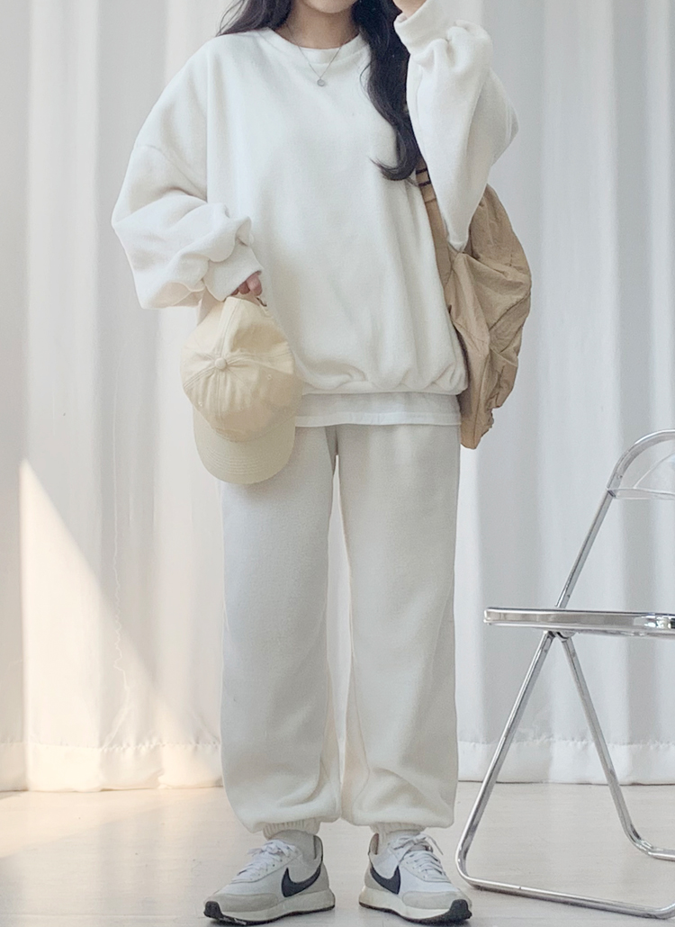 【美品】aLORS paris スウェット ホワイト フリーサイズ フリーススウェット上下SET | レディースファッション通販 - DHOLIC