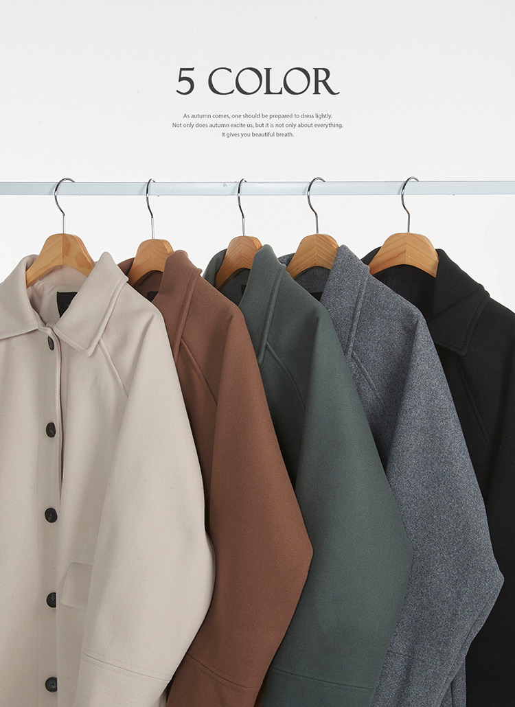 ラグランスリーブボクシーロングコート | レディースファッション通販