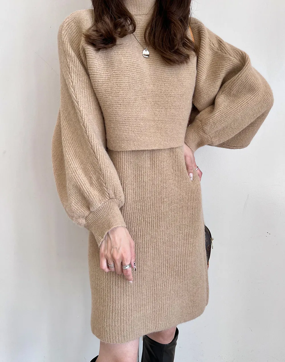 ニットワンピースセット | レディースファッション通販 - DHOLIC 