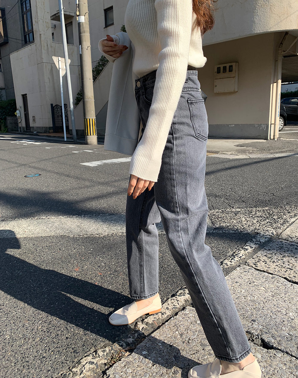 ストレートワイドデニムパンツ | レディースファッション通販