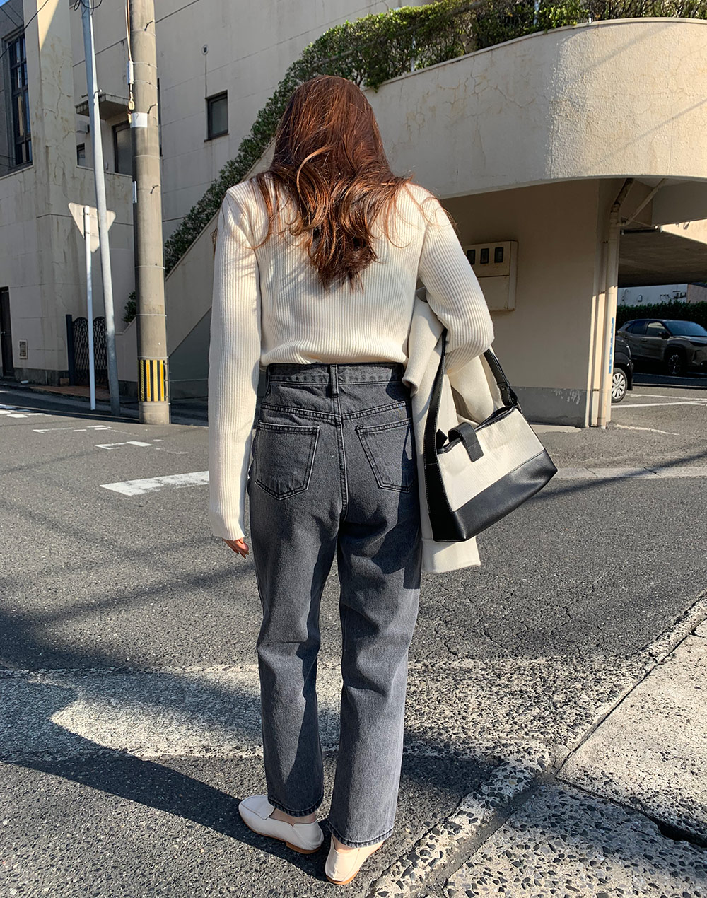 ストレートワイドデニムパンツ | レディースファッション通販