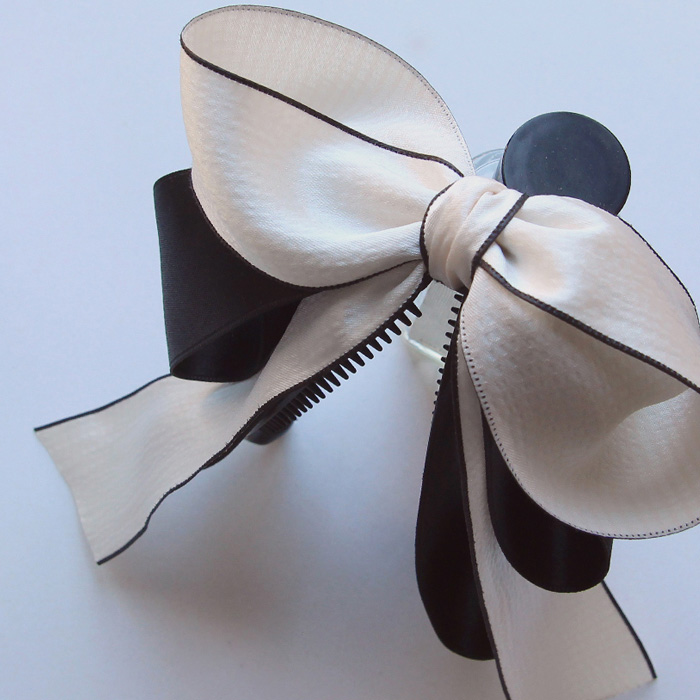 配色リボンバナナクリップ | レディースファッション通販 - DHOLIC