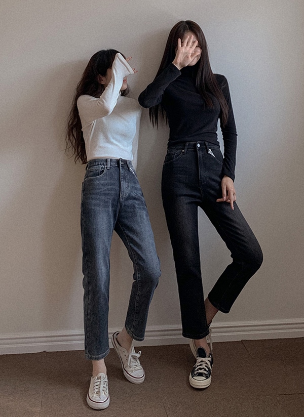 3TYPE裏起毛スキニーデニムパンツ レディースファッション通販 DHOLIC スキニーパンツ Aqua Denim