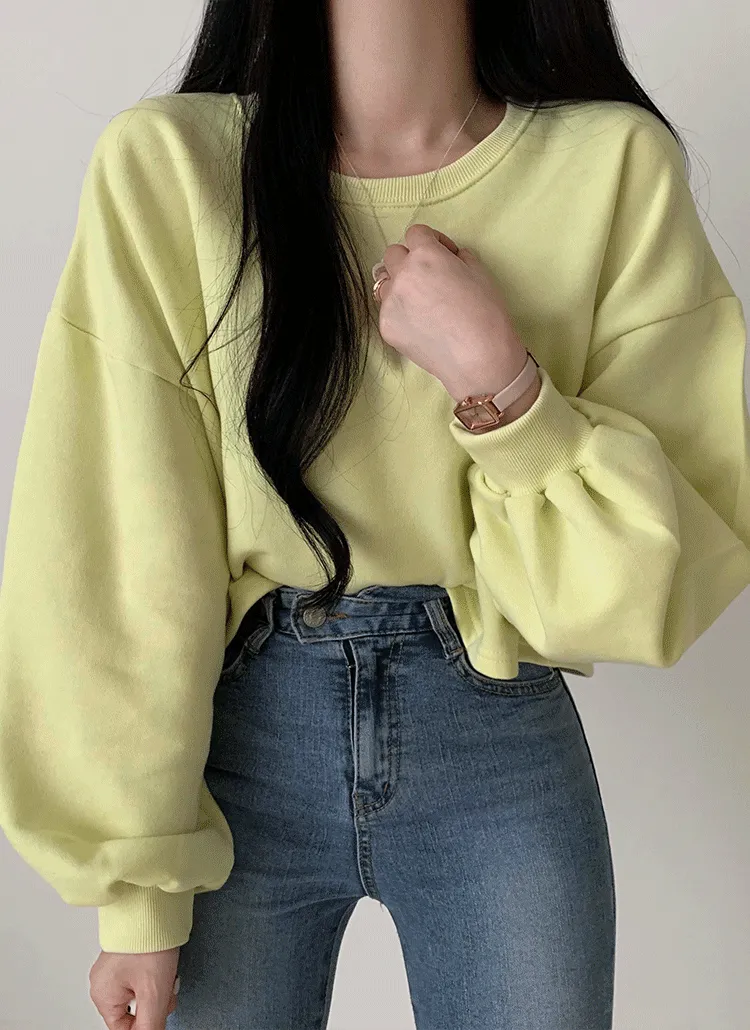 裏起毛ボリュームスリーブスウェット | moodloveroom | 詳細画像1