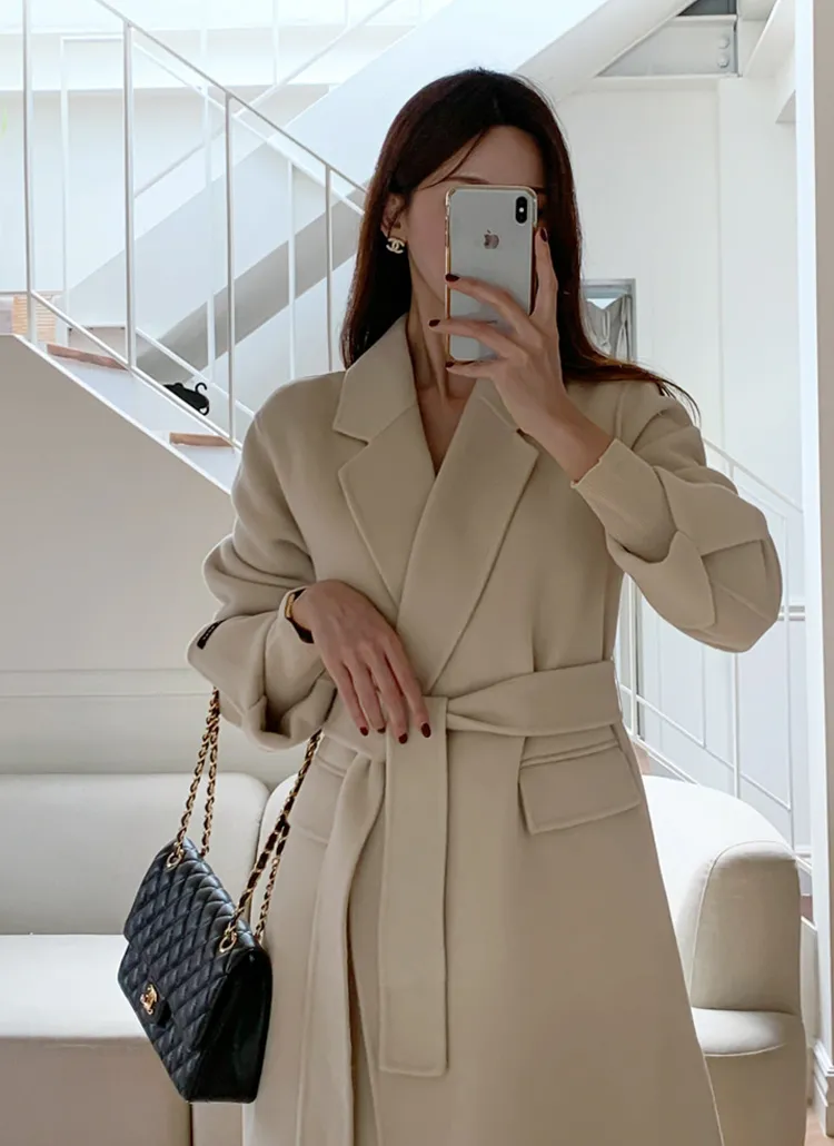 ストラップ付フラップポケットコート | baddiary | 詳細画像1