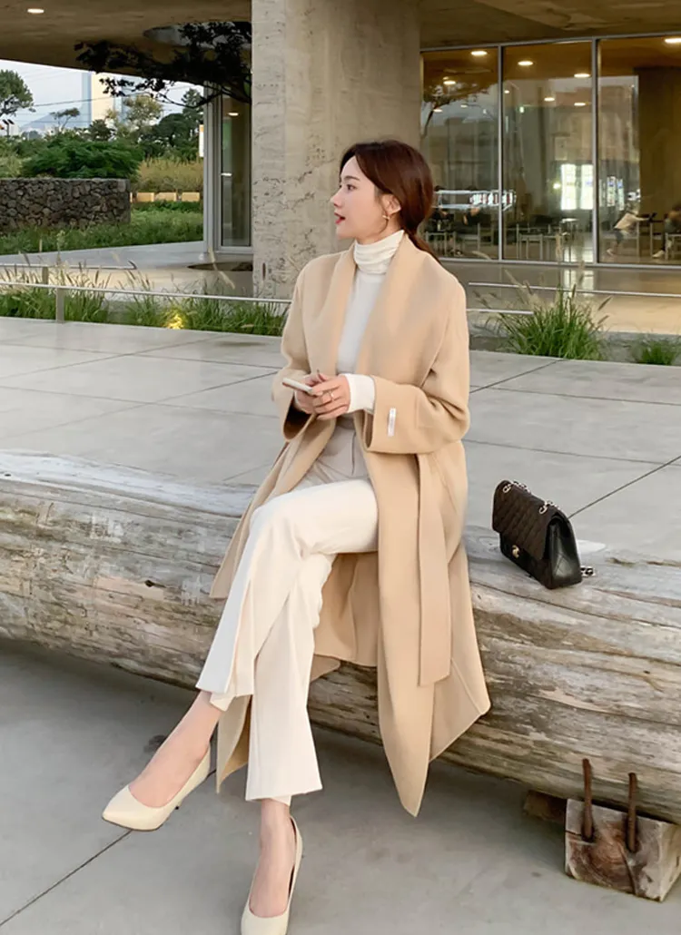 ストラップ付ハンドメイドガウンコート | baddiary | 詳細画像1