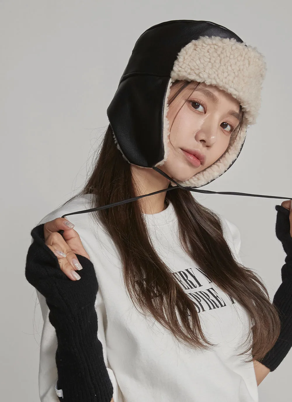 ムートン調フライトキャップ | レディースファッション通販 - DHOLIC 