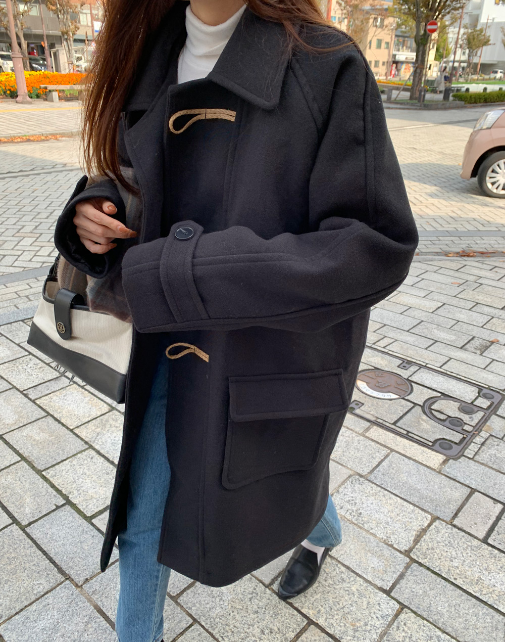 23区　ダッフルコート　ロング　Bellandi　大きいサイズ　46 ブラック ロングダッフルコート | レディースファッション通販 - DHOLIC