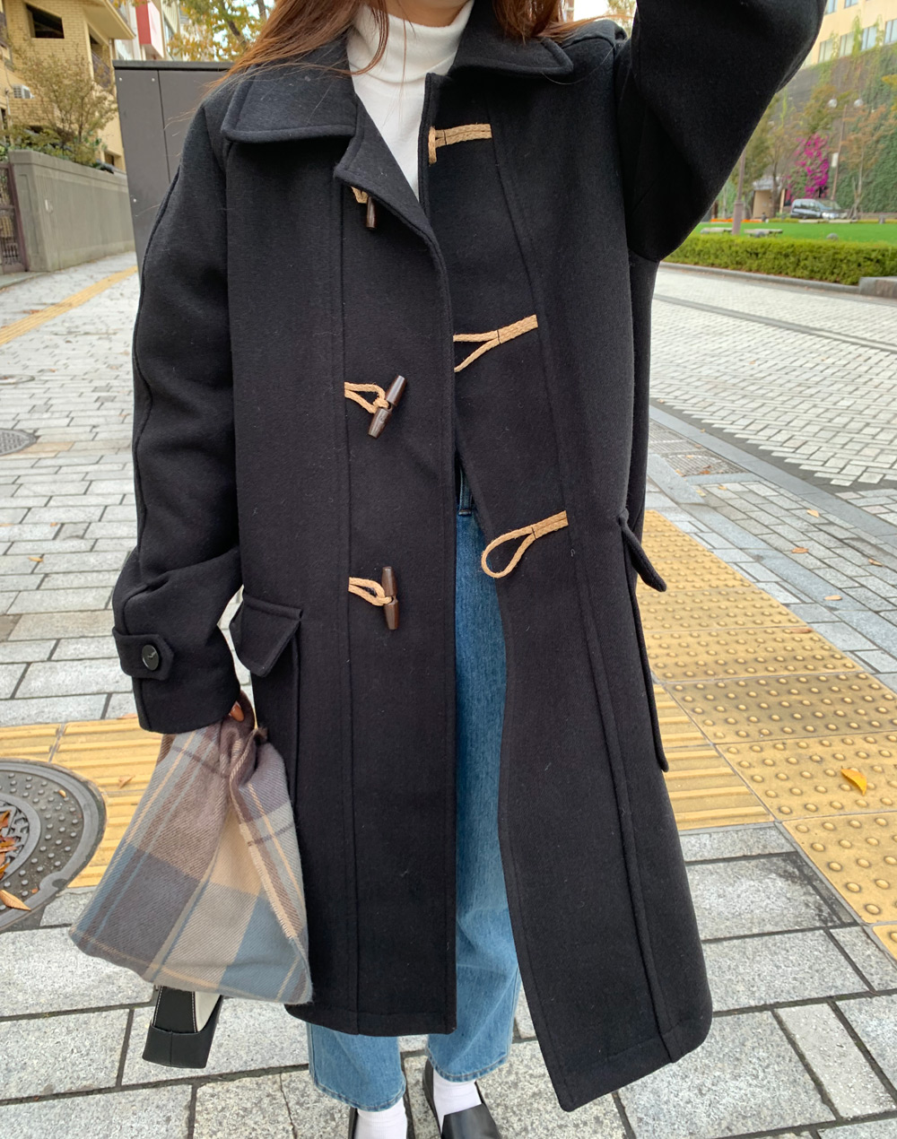 ロングダッフルコート | レディースファッション通販 - DHOLIC