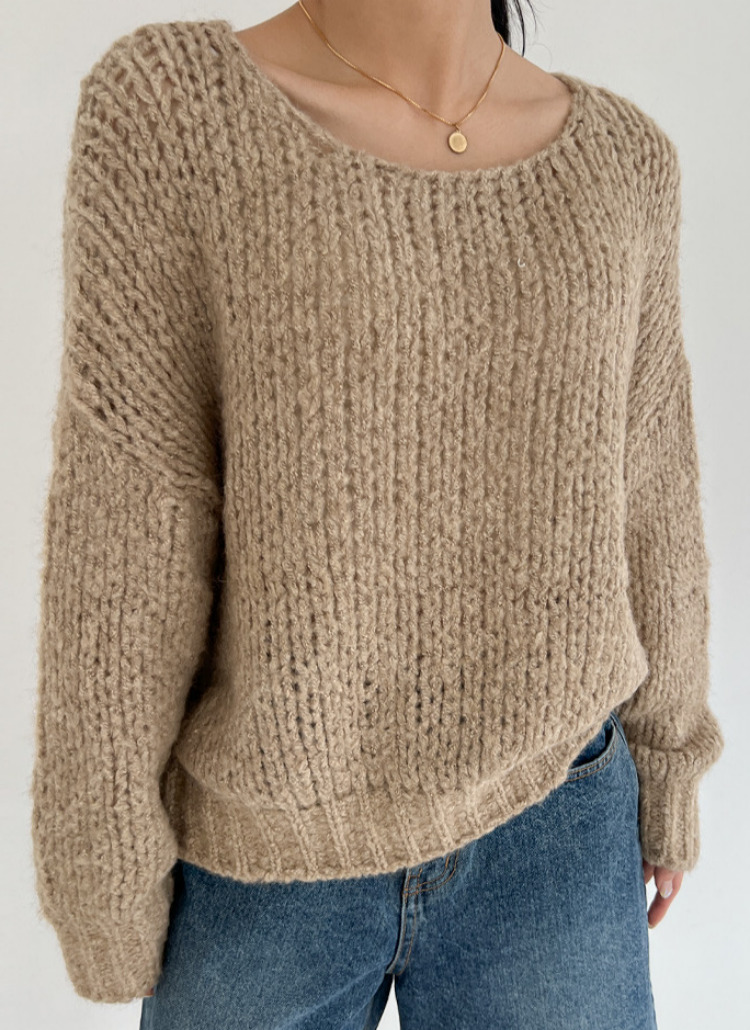 ETRE TOKYO ローゲージルーズニットプルオーバー 【公式通販