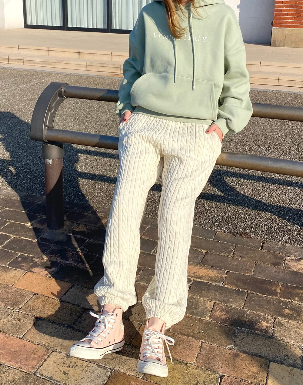 ケーブル編みニットパンツ | レディースファッション通販 - DHOLIC